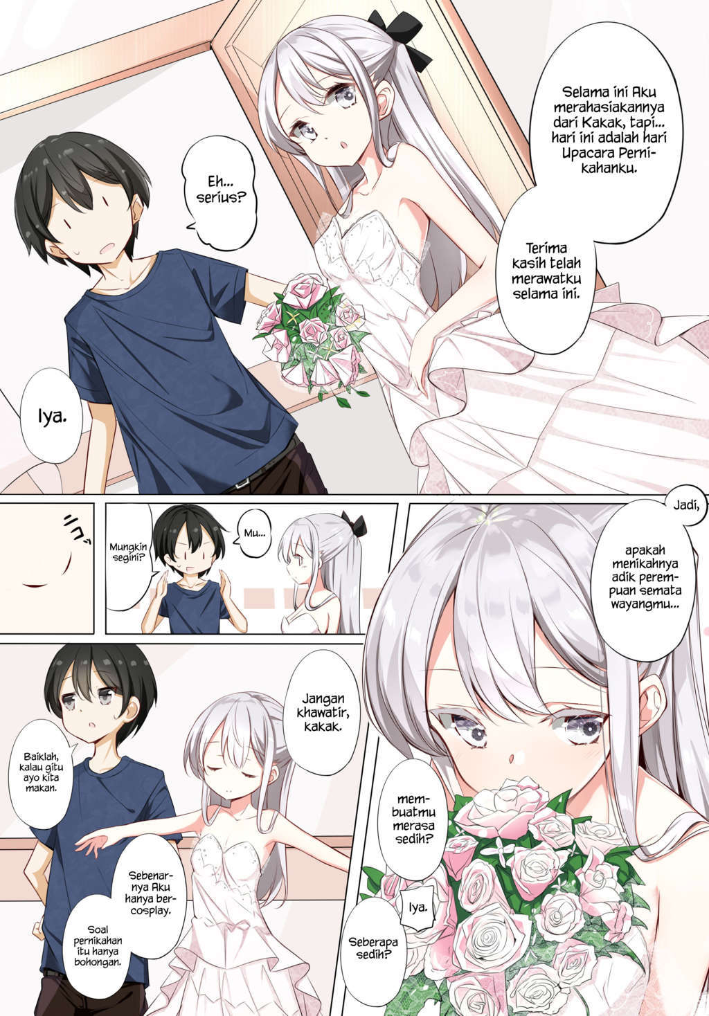 Imouto ga Ichi Nichi Ikka Shika Me wo Awasete Kurenai Chapter 05 Gambar 3