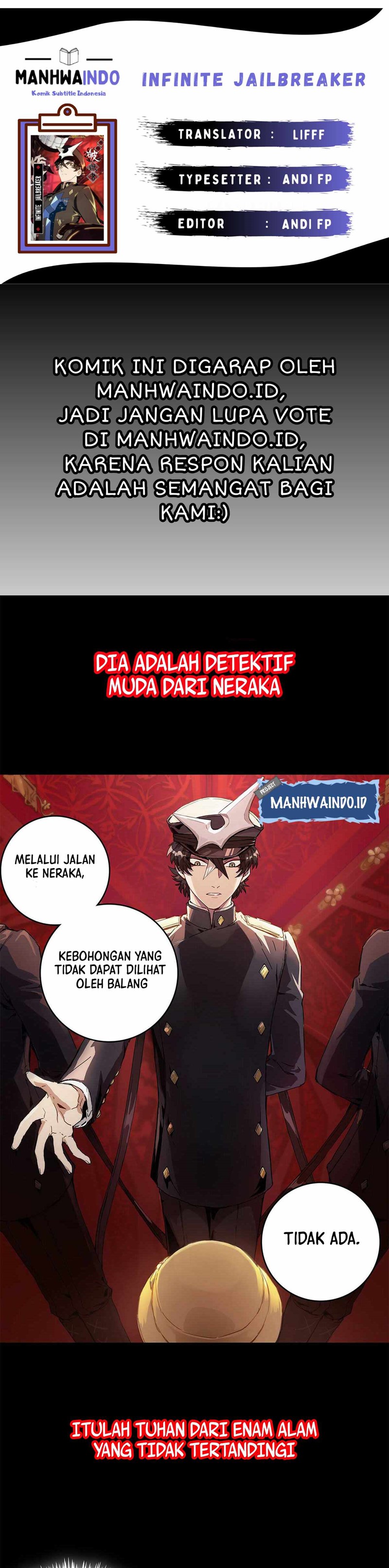 Infinite Jailbreaker Chapter 00 Gambar 1