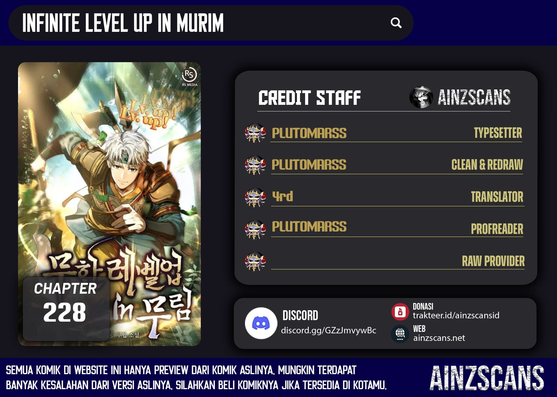 Infinite Level Up in Murim Chapter 228 Gambar 1