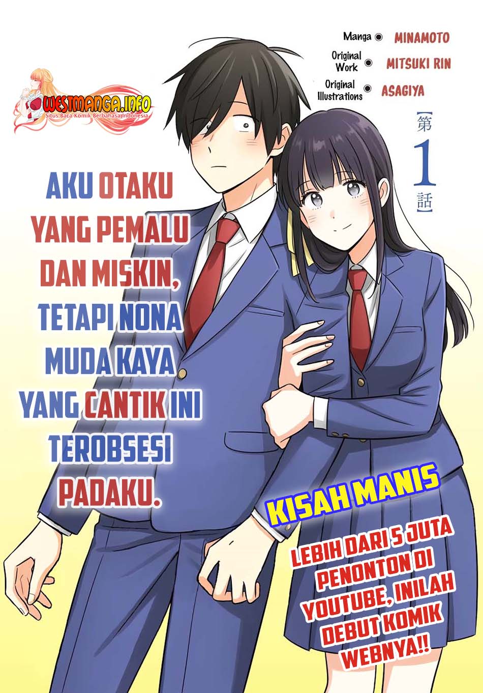 Inkya de Wotaku de Binbou Dakedo Bijin Ojou-sama ni Osaretemasu Chapter 01 Gambar 4