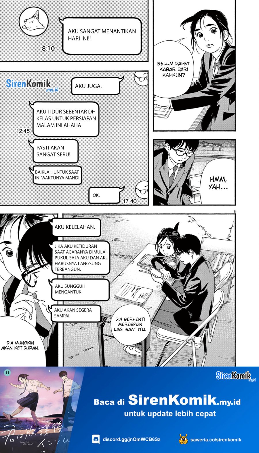 Insomniacs After School (Kimi wa Houkago Insomnia) Chapter 95 Gambar 6