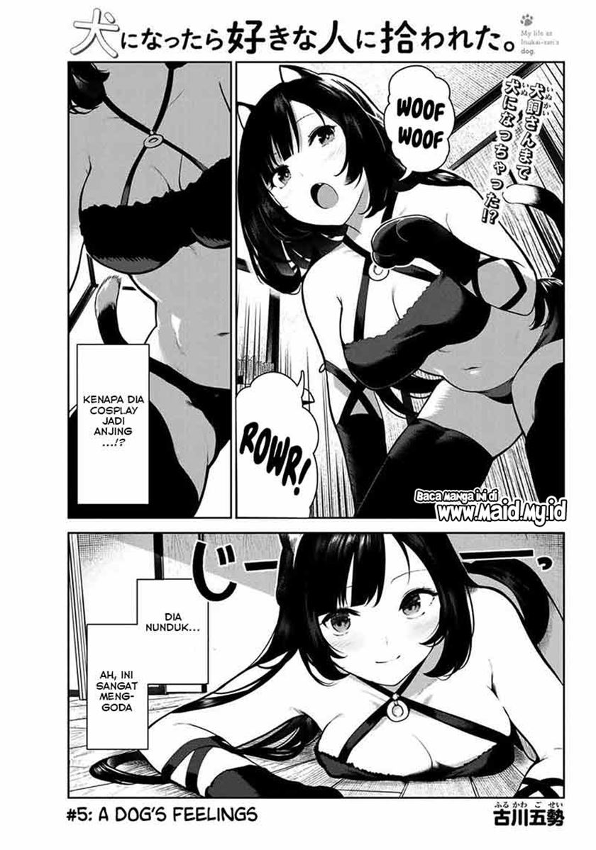 Inu ni Nattara Suki na Hito ni Hirowareta Chapter 05 Gambar 2