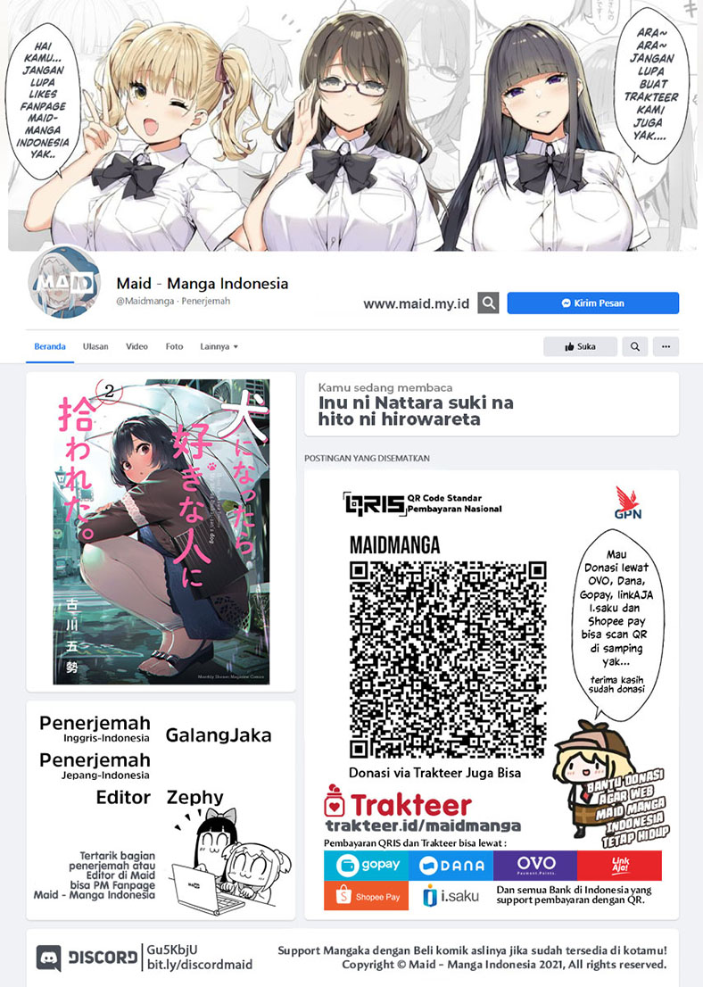 Inu ni Nattara Suki na Hito ni Hirowareta Chapter 13 Gambar 2