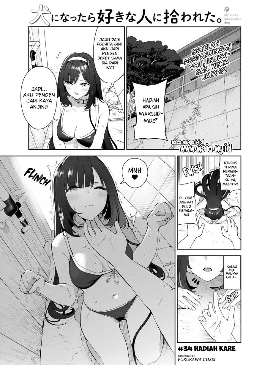 Inu ni Nattara Suki na Hito ni Hirowareta Chapter 34 Gambar 3