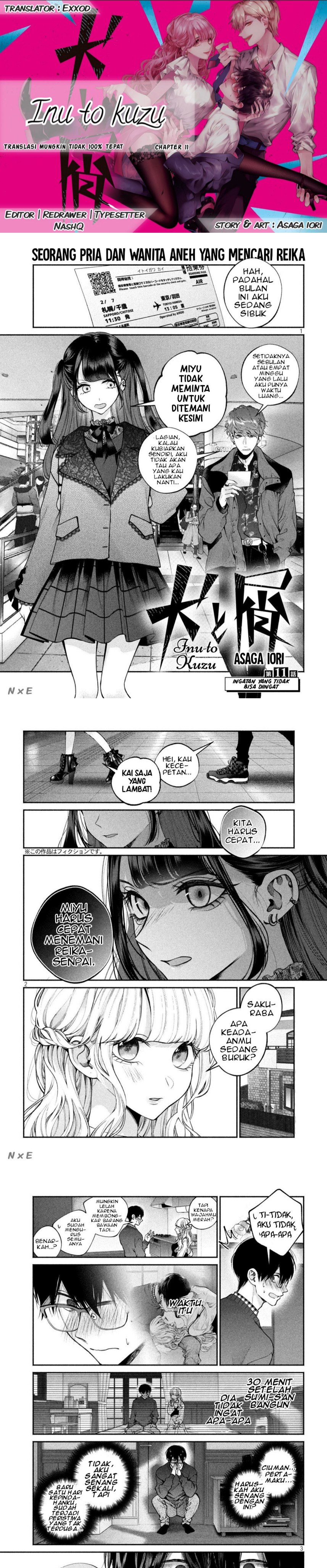 Inu to Kuzu (Dog and Scum) Chapter 11 Gambar 1