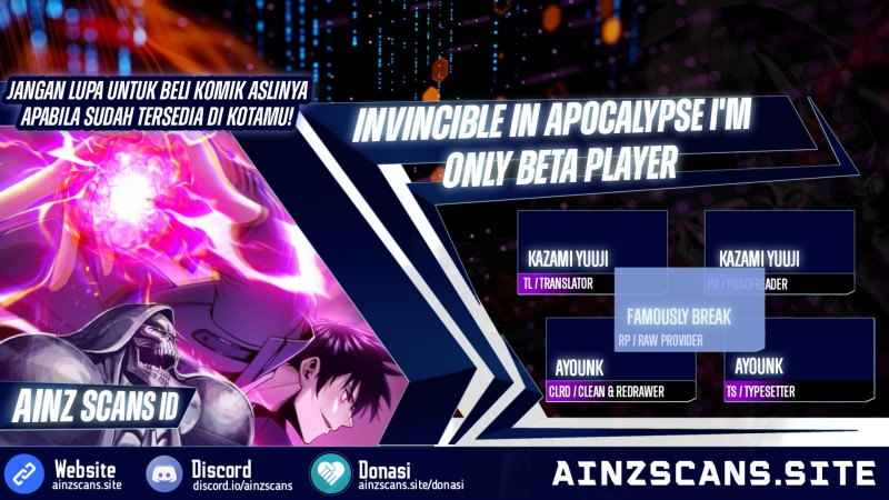 Invincible In The Apocalypse: I’m The Only Beta Player Chapter 05 Gambar 1