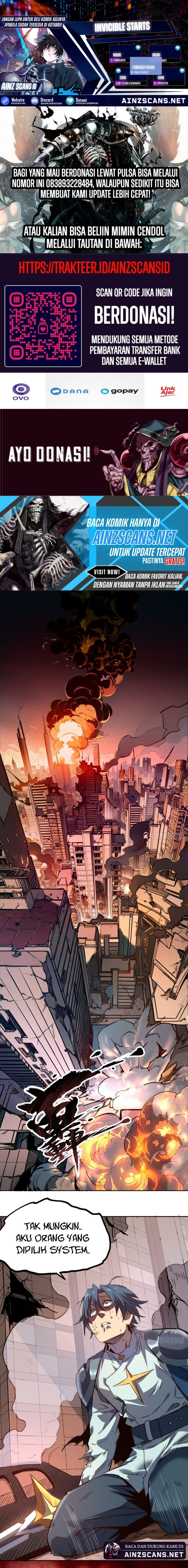 Invincible Starts with a Severed Hand Chapter 01 Gambar 1