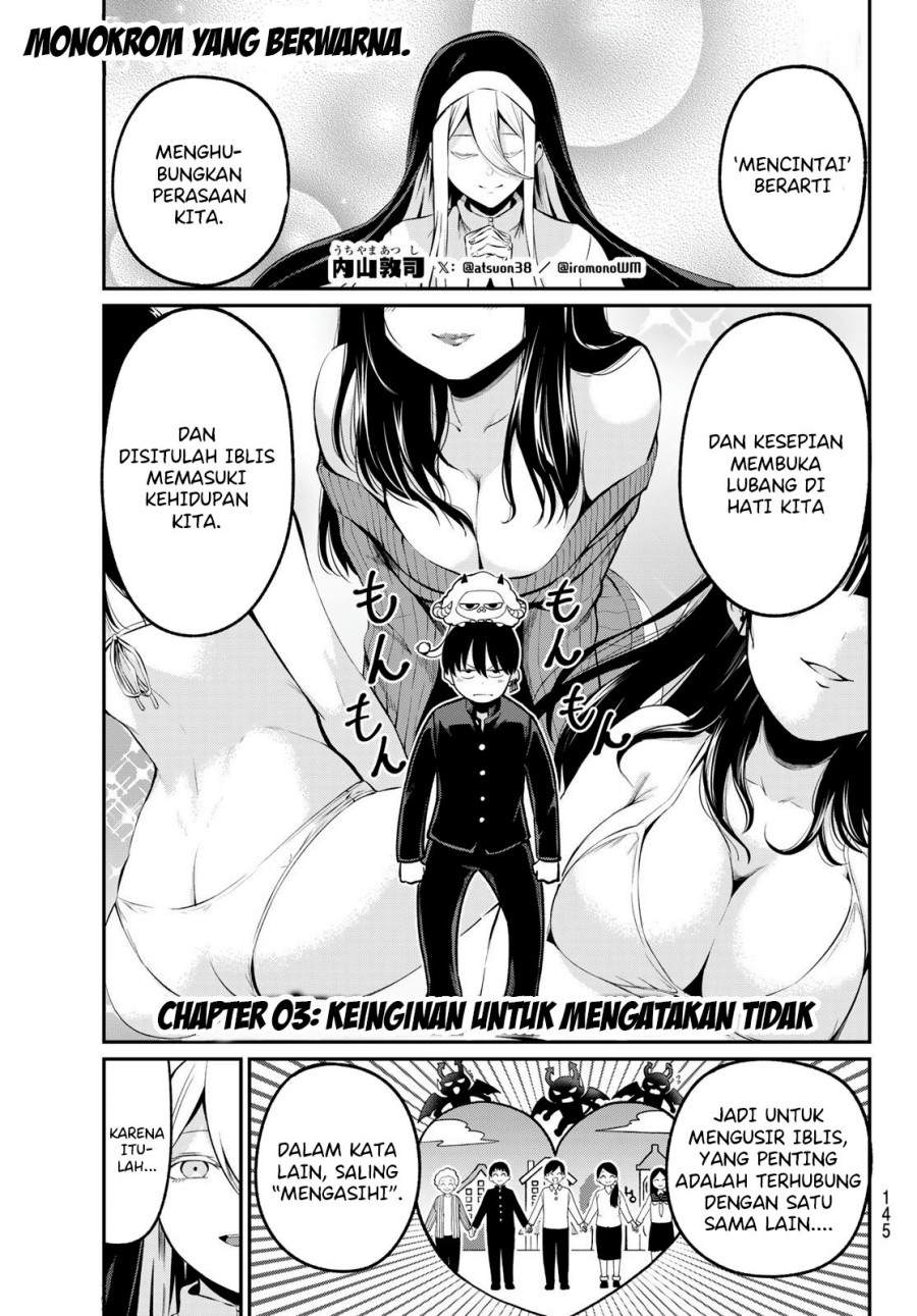 Irozuku Monochrome Chapter 03 Gambar 3