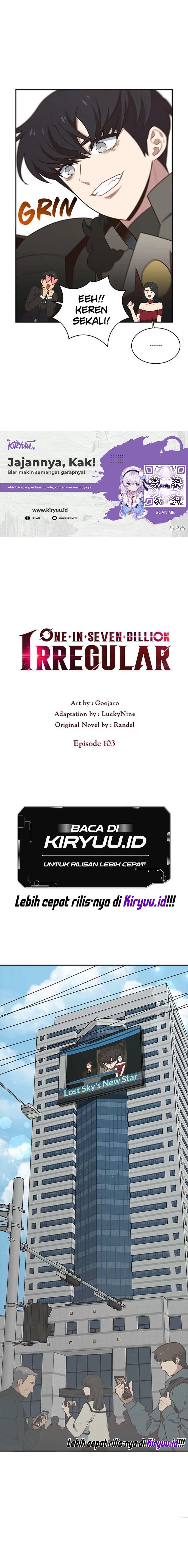 Irregular Of 1 In 7 Billion (One of a Kind Irregular) Chapter 103 Gambar 3