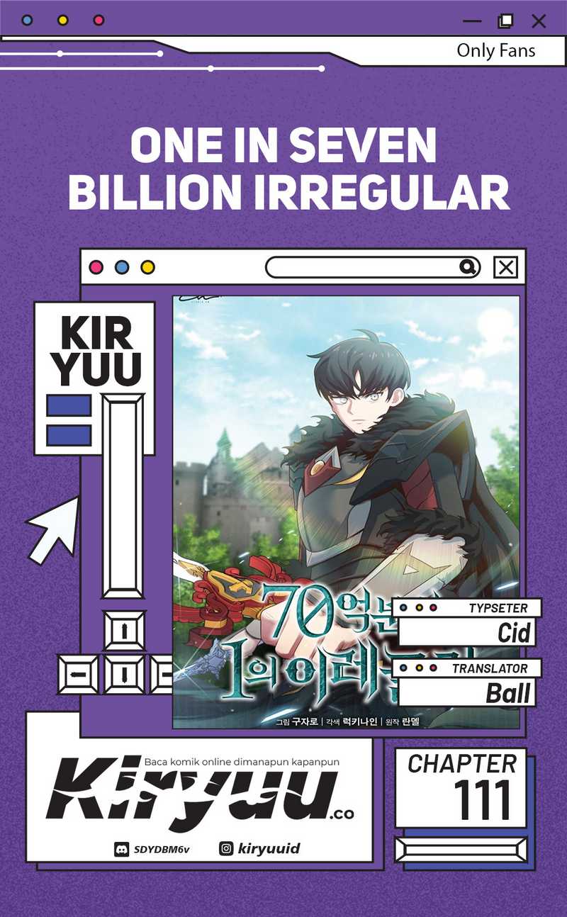 Irregular Of 1 In 7 Billion (One of a Kind Irregular) Chapter 111 Gambar 1