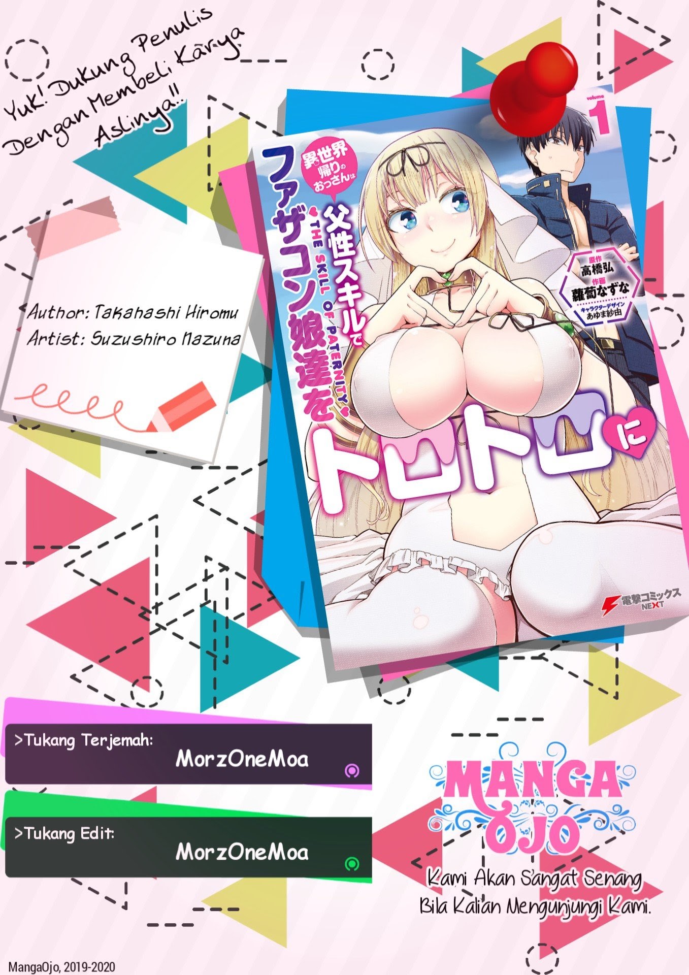 Isekai Kaeri no Ossan wa, Fusei Sukiru de Fathercon Musume-tachi o Tororori ni Chapter 03.1 Gambar 1
