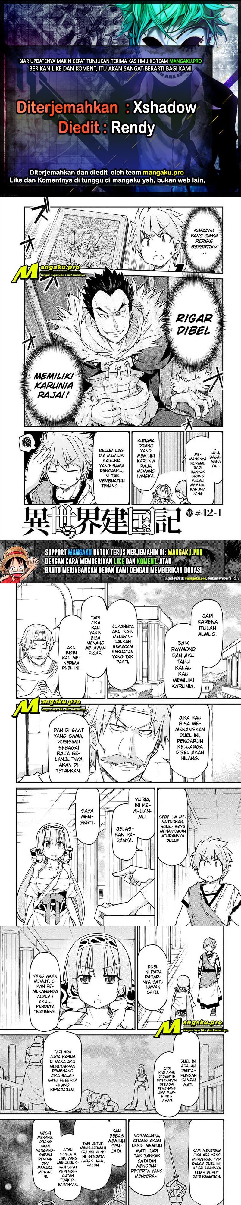 Isekai Kenkokuki Chapter 42 Gambar 1