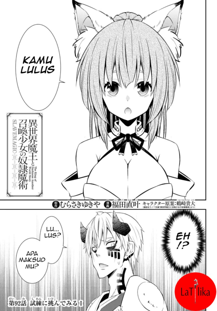 Isekai Maou to Shoukan Shoujo Dorei Majutsu Chapter 92.1 Gambar 1