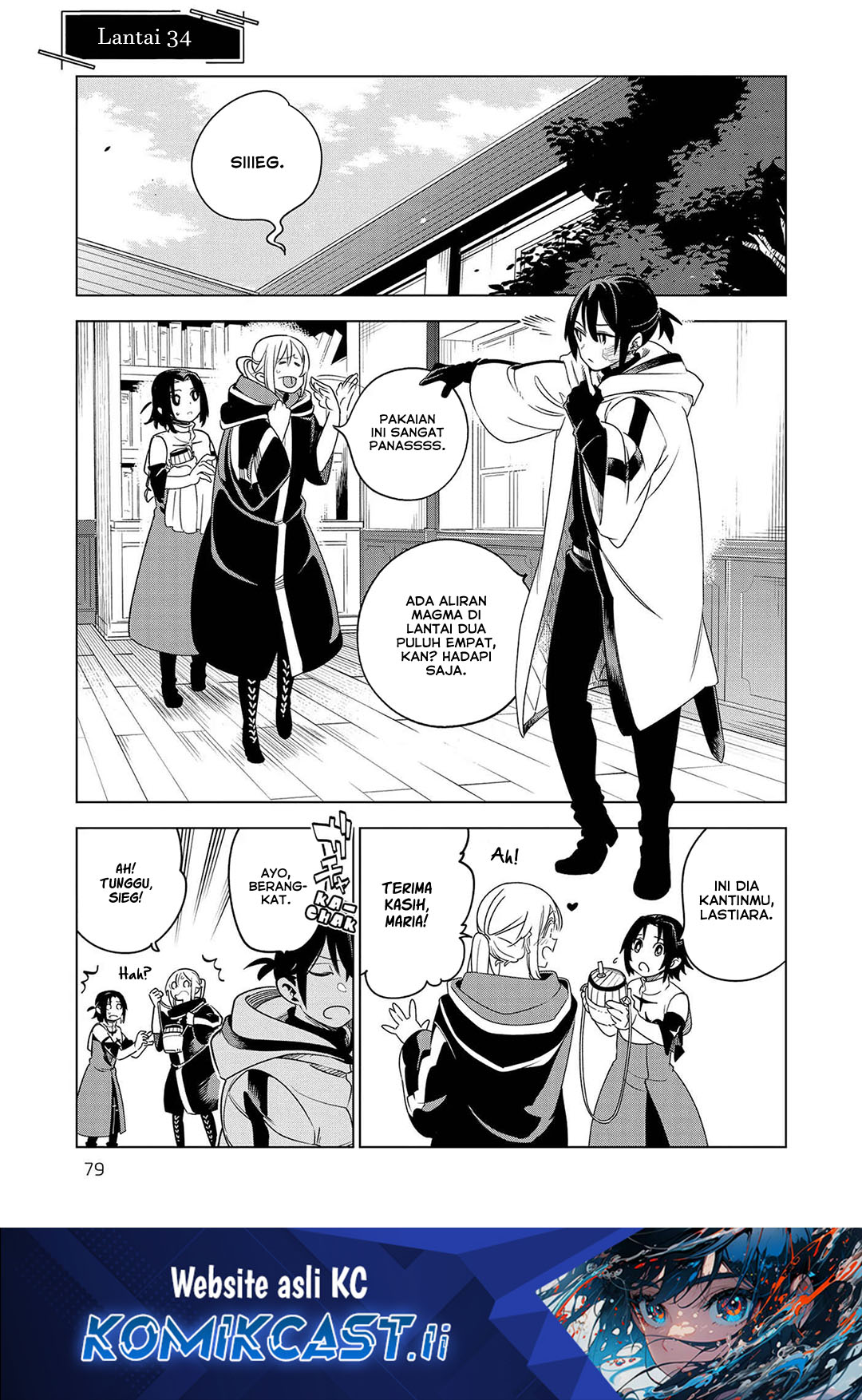 Isekai Meikyuu no Saishinbu o Mezasou Chapter 34 Gambar 2