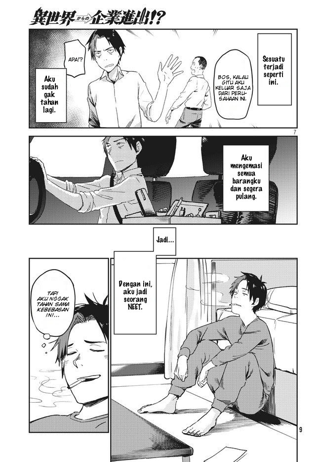 Isekai Kara no Kigyou Shinshutsu?! Chapter 01.1 Gambar 11