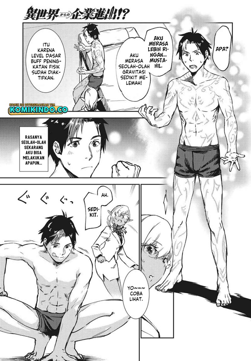 Isekai Kara no Kigyou Shinshutsu?! Chapter 02.1 Gambar 13