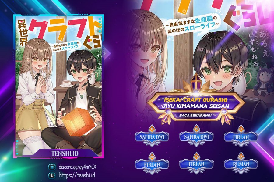 Isekai Craft Gurashi Jiyu Kimamana Seisan Shoku no Honobono Slow Life Chapter 22 Gambar 1