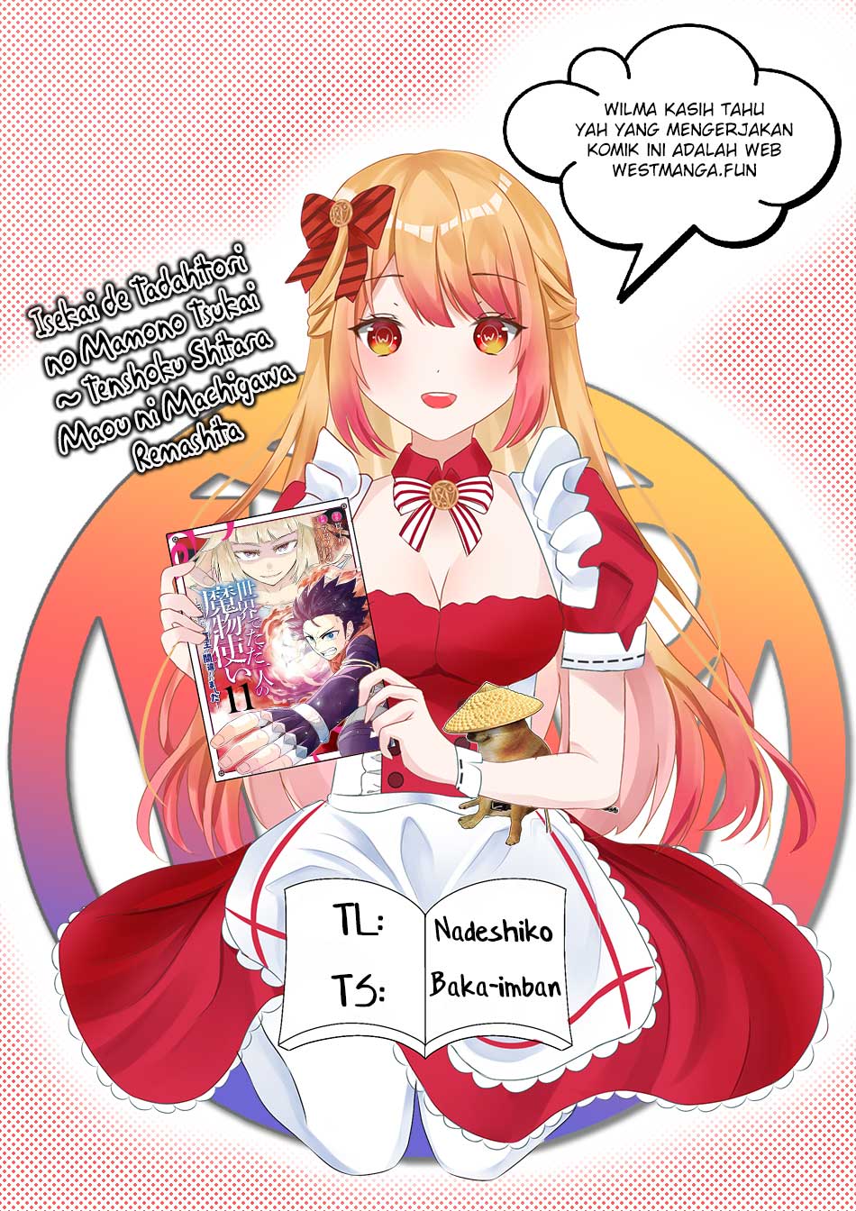 Isekai de Tadahitori no Mamono Tsukai ~ Tenshoku Shitara Maou Ni Machigawa Remashita Chapter 55.2 Gambar 4