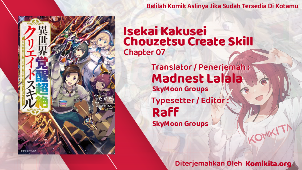 Isekai Kakusei Chouzetsu Create Skill: Seisan Kakou ni Mezameta Chou Yuunouna Boku wo, Sekai wa Hanatte Oite Kurenai You Desu Chapter 07 Gambar 3