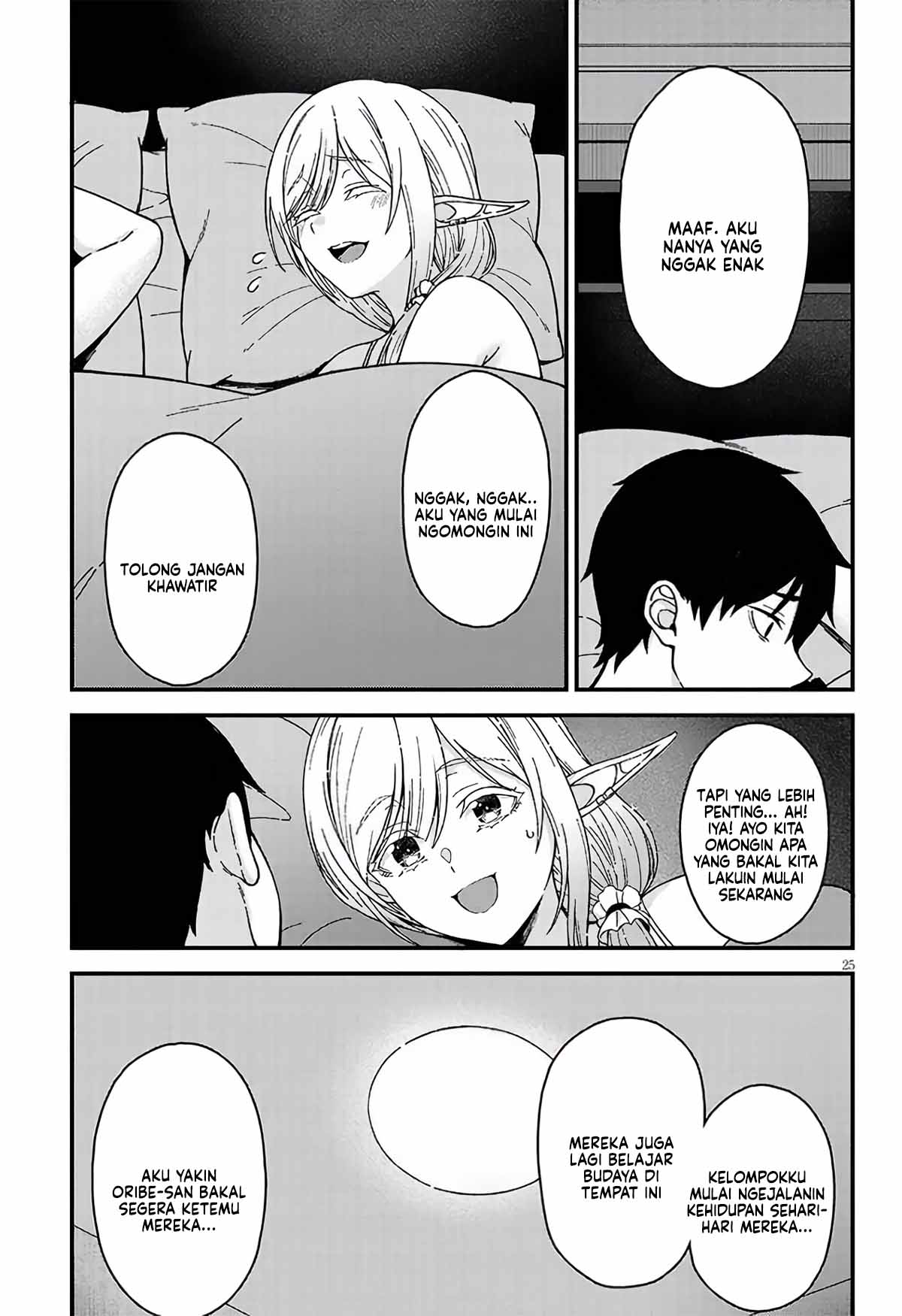 Isekai Kara Kita Elf to Tomo ni Sugosu Nichijou Chapter 02 Gambar 27