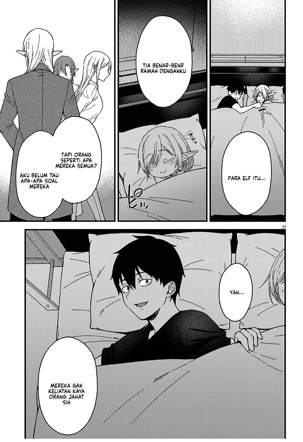 Isekai Kara Kita Elf to Tomo ni Sugosu Nichijou Chapter 02 Gambar 31
