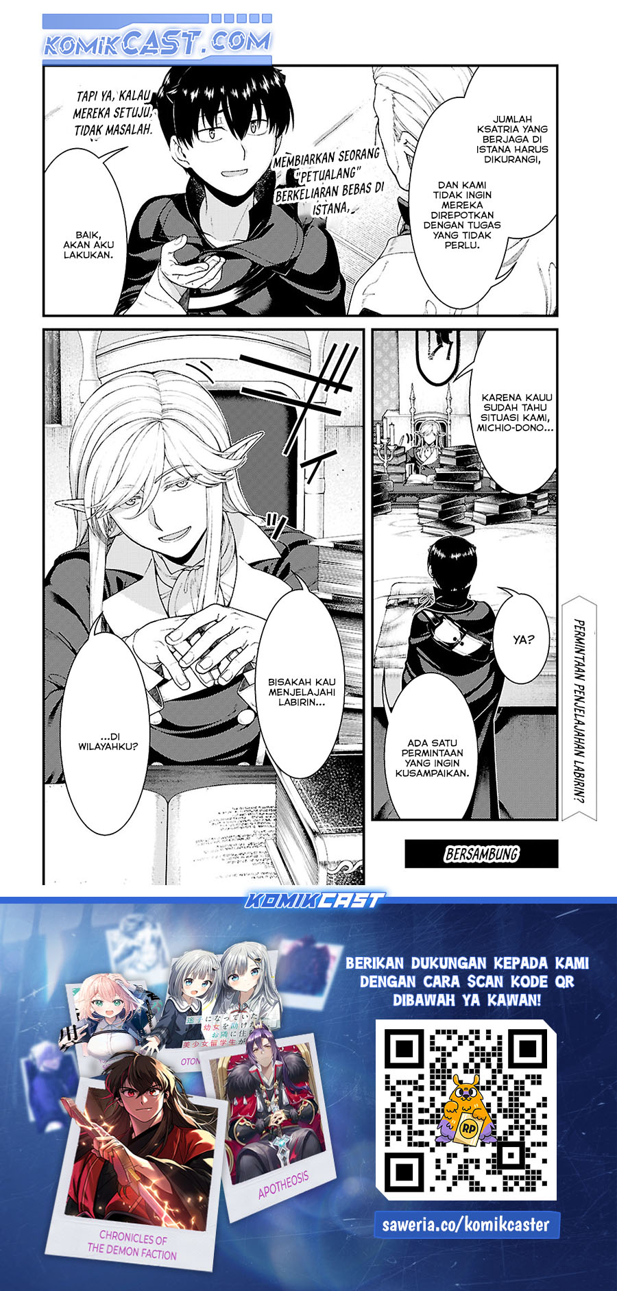 Isekai Meikyuu de Harem wo Chapter 87 Gambar 9