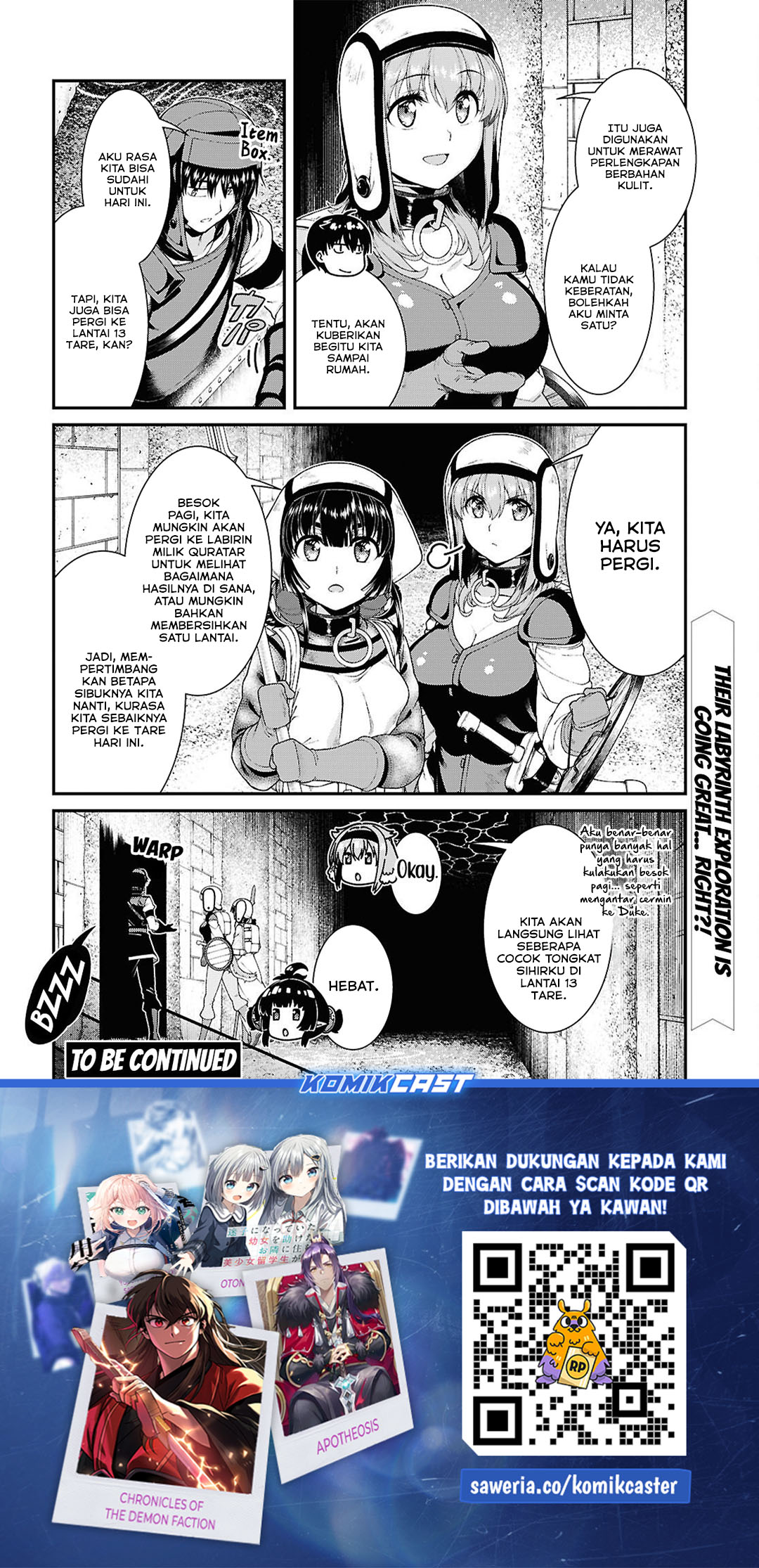 Isekai Meikyuu de Harem wo Chapter 94 Gambar 17