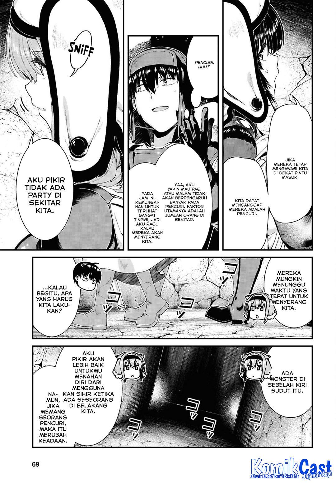Isekai Meikyuu de Harem wo Chapter 95 Gambar 4