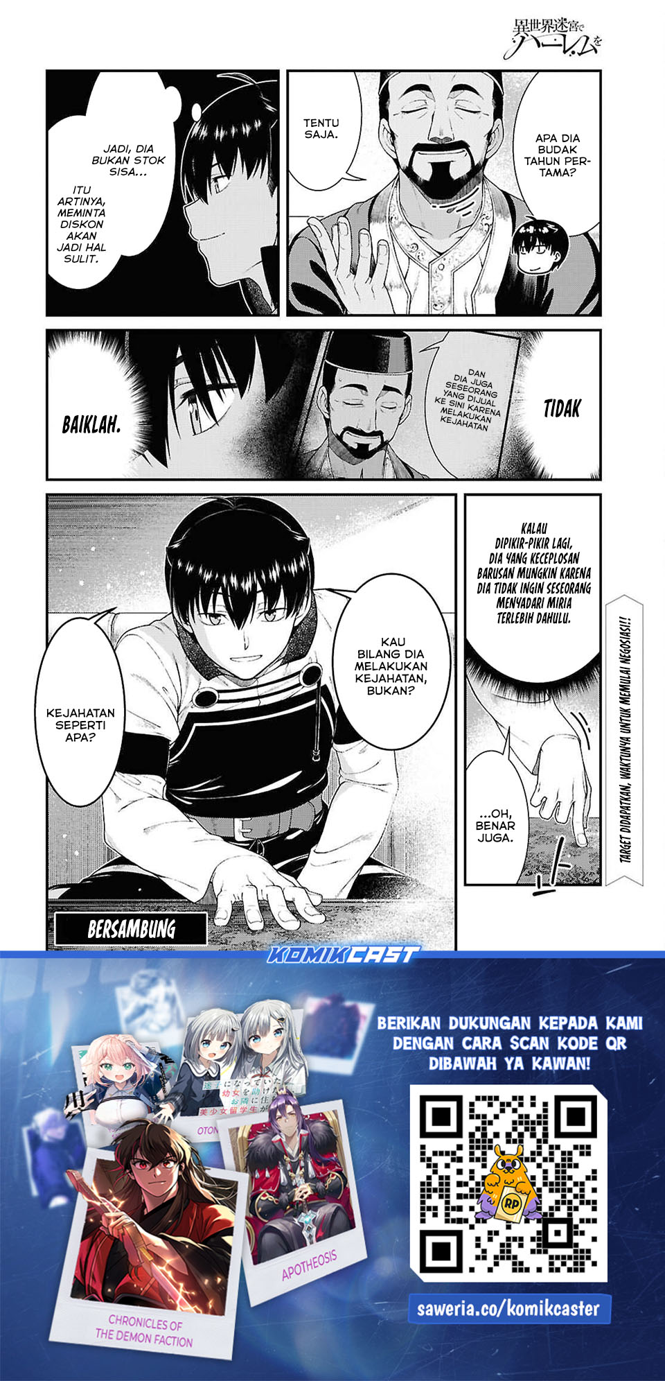 Isekai Meikyuu de Harem wo Chapter 102 Gambar 16