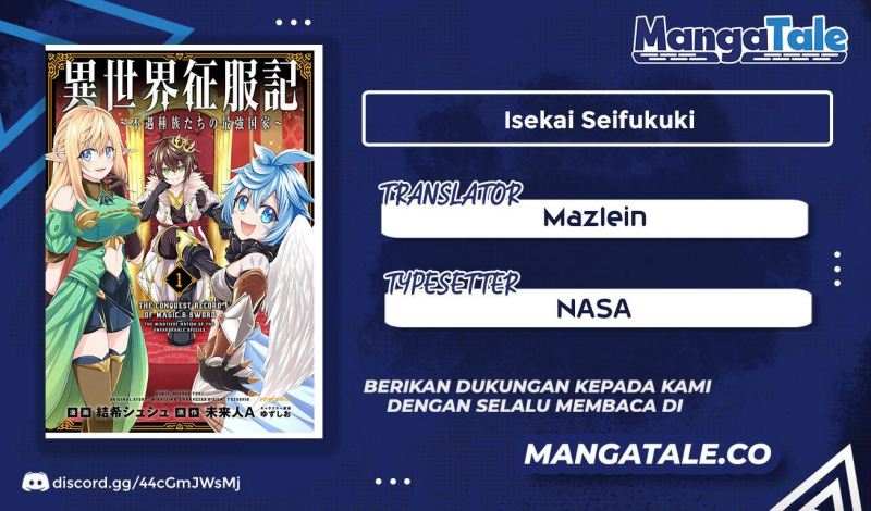 Isekai Seifukuki – Fuguu Shuzoku-tachi no Saikyou Kokka Chapter 02.2 Gambar 1