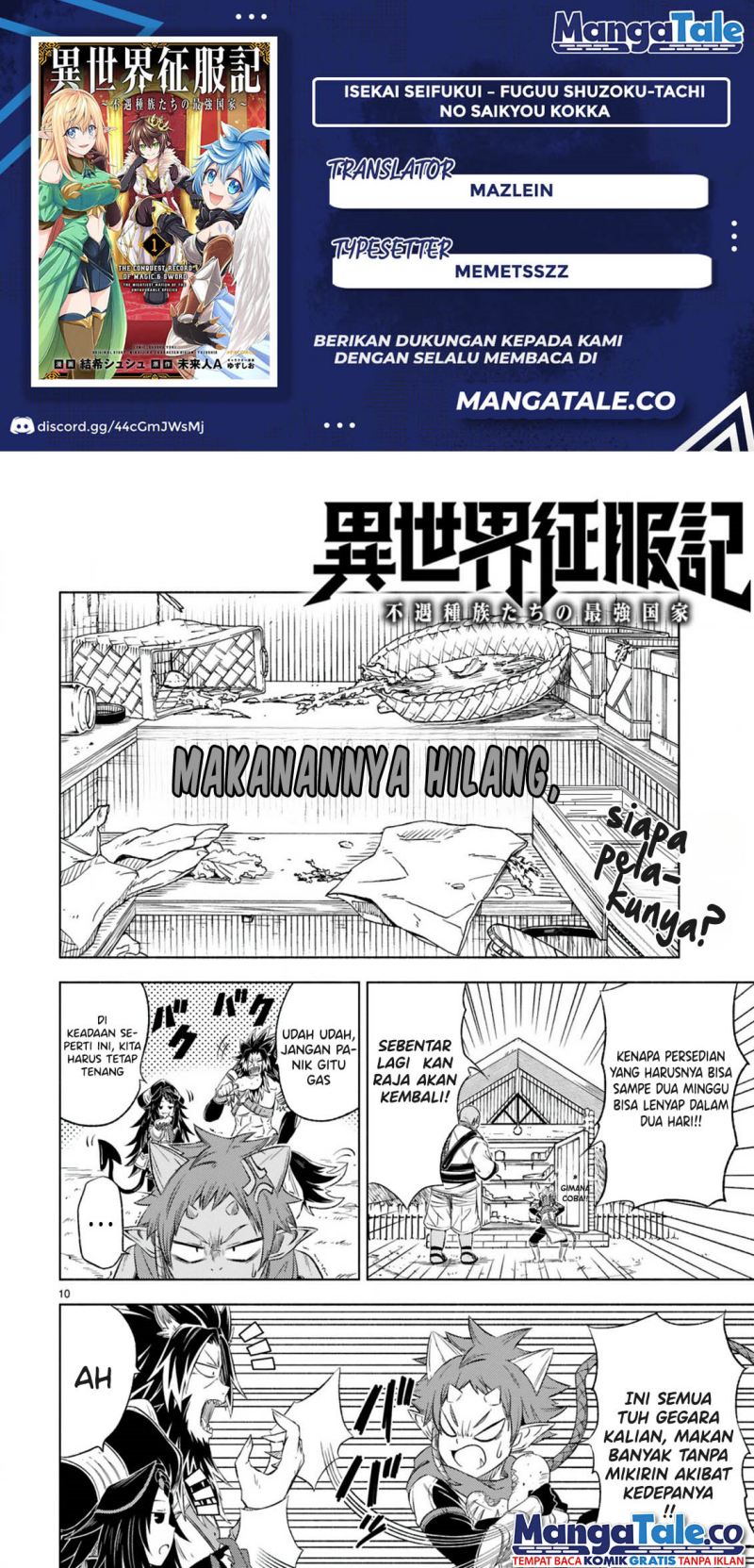 Isekai Seifukuki – Fuguu Shuzoku-tachi no Saikyou Kokka Chapter 06.2 Gambar 1