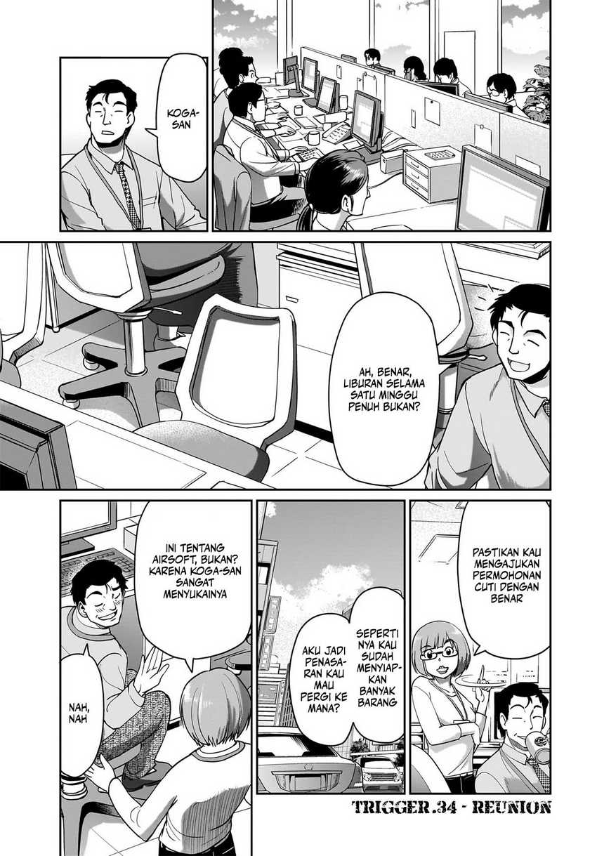 Isekai Shoukan Oji-san no Juumusou Life – Sabage Suki Salaryman wa Kaisha Owari ni Isekai e Chokki suru Chapter 34 Gambar 2