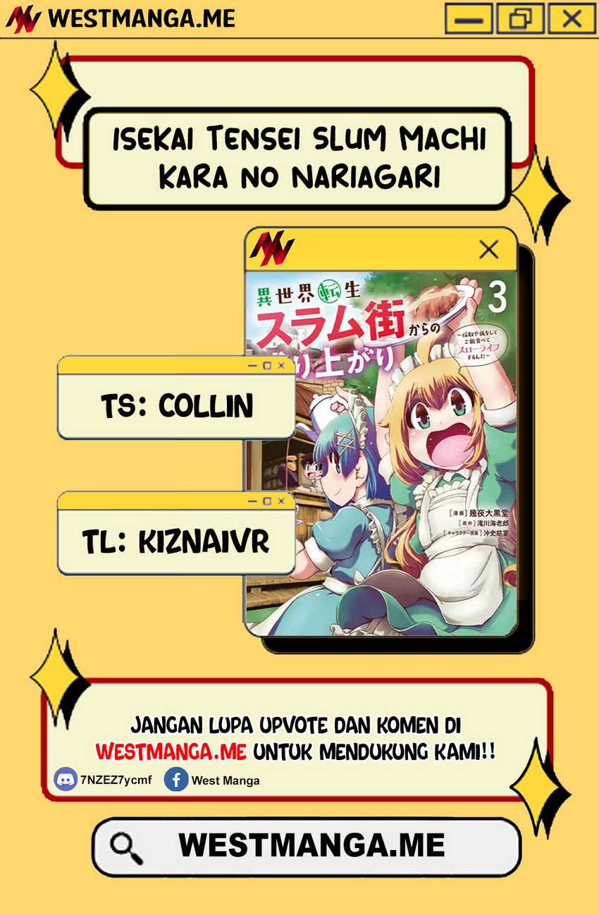 Isekai Tensei Slum Machi kara no Nariagari – Saishuya Ryou wo shite Gohan Tabete Slow Life surun da Chapter 05 Gambar 4