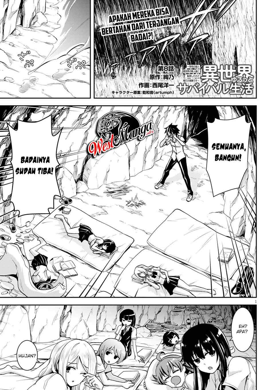 Isekai Yurutto Survival Seikatsu: Gakkou no Minna to Isekai no Mujintou ni Tenishitakedo Ore Dake Rakushou desu Chapter 08 Gambar 4