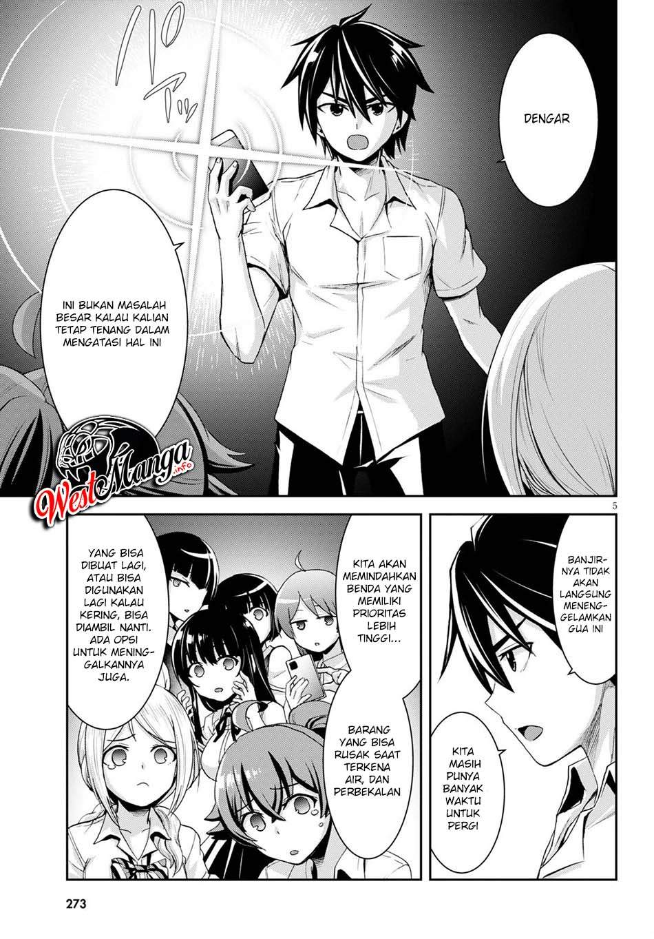 Isekai Yurutto Survival Seikatsu: Gakkou no Minna to Isekai no Mujintou ni Tenishitakedo Ore Dake Rakushou desu Chapter 08 Gambar 8