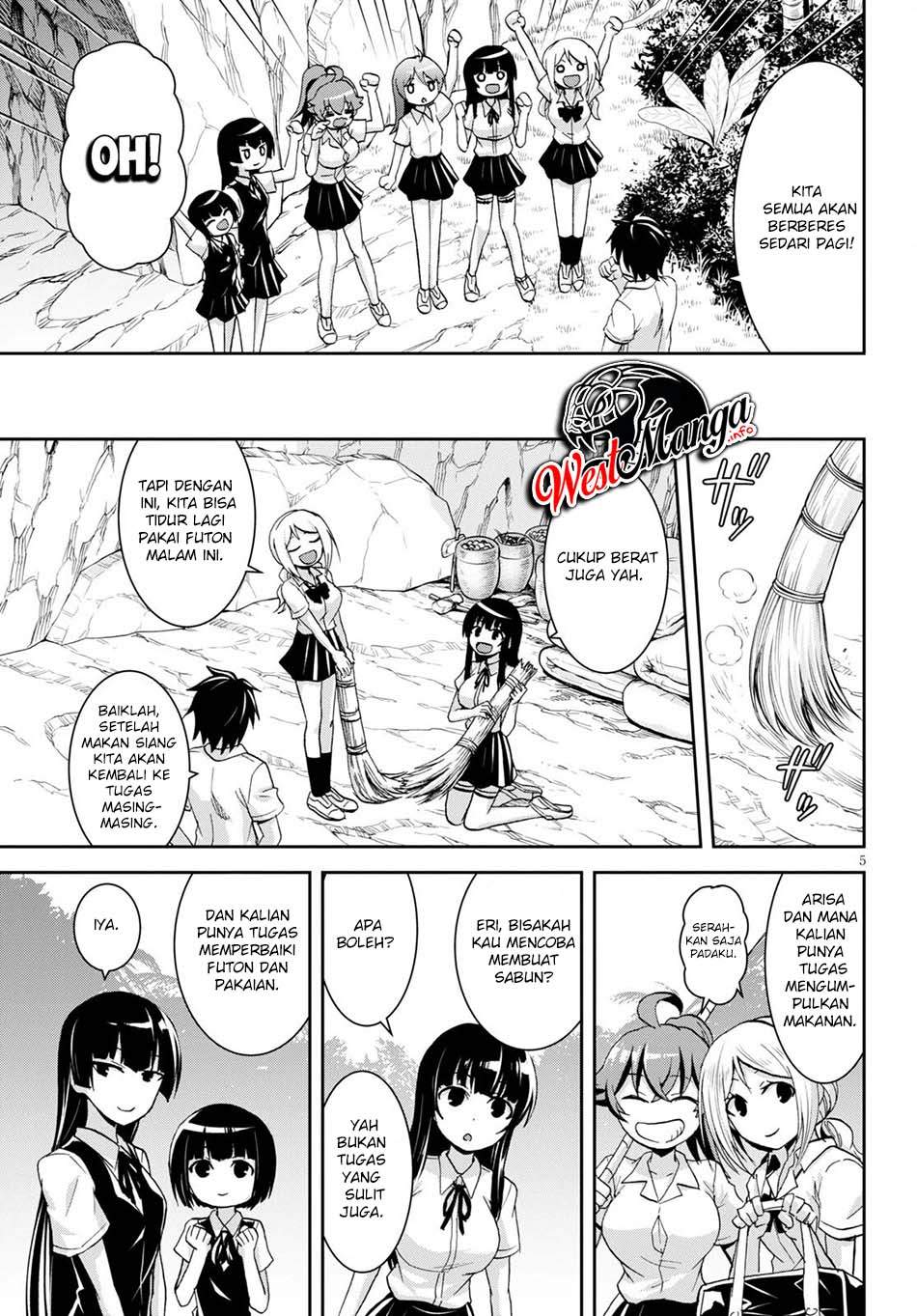 Isekai Yurutto Survival Seikatsu: Gakkou no Minna to Isekai no Mujintou ni Tenishitakedo Ore Dake Rakushou desu Chapter 09 Gambar 9