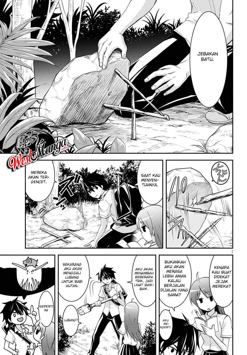Isekai Yurutto Survival Seikatsu: Gakkou no Minna to Isekai no Mujintou ni Tenishitakedo Ore Dake Rakushou desu Chapter 09 Gambar 11
