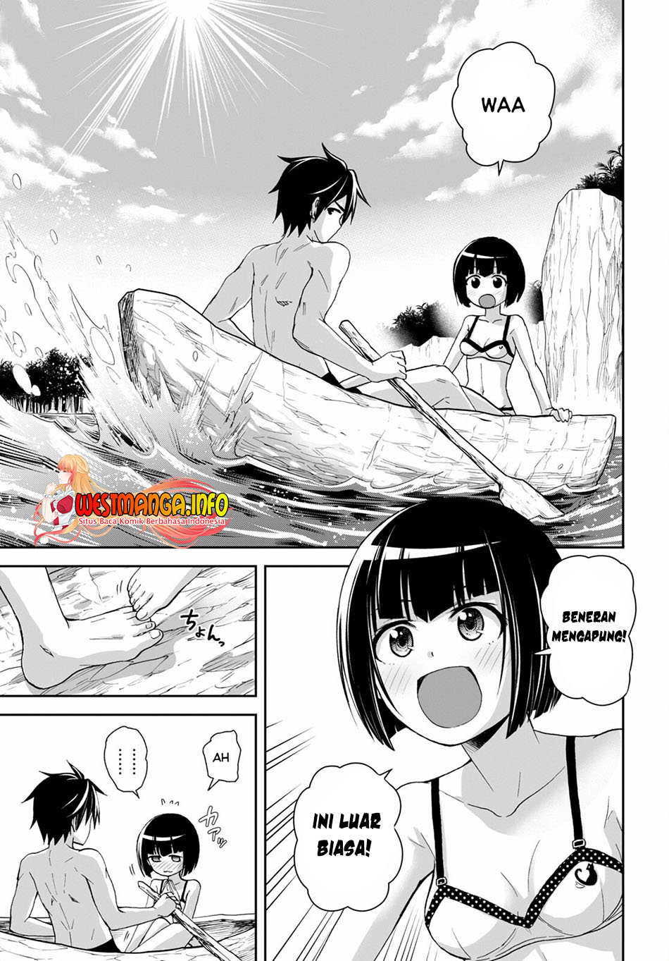 Isekai Yurutto Survival Seikatsu: Gakkou no Minna to Isekai no Mujintou ni Tenishitakedo Ore Dake Rakushou desu Chapter 13 Gambar 8