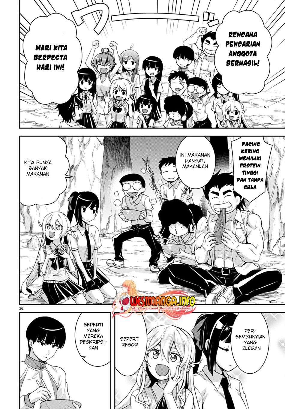 Isekai Yurutto Survival Seikatsu: Gakkou no Minna to Isekai no Mujintou ni Tenishitakedo Ore Dake Rakushou desu Chapter 16 Gambar 29