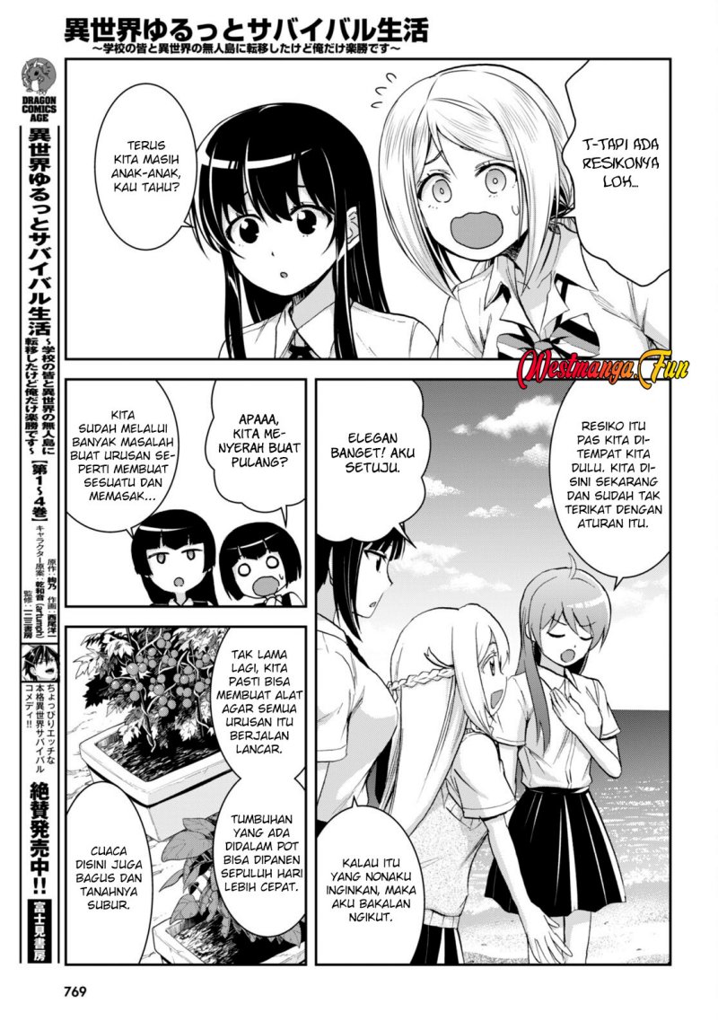 Isekai Yurutto Survival Seikatsu: Gakkou no Minna to Isekai no Mujintou ni Tenishitakedo Ore Dake Rakushou desu Chapter 26 Gambar 7