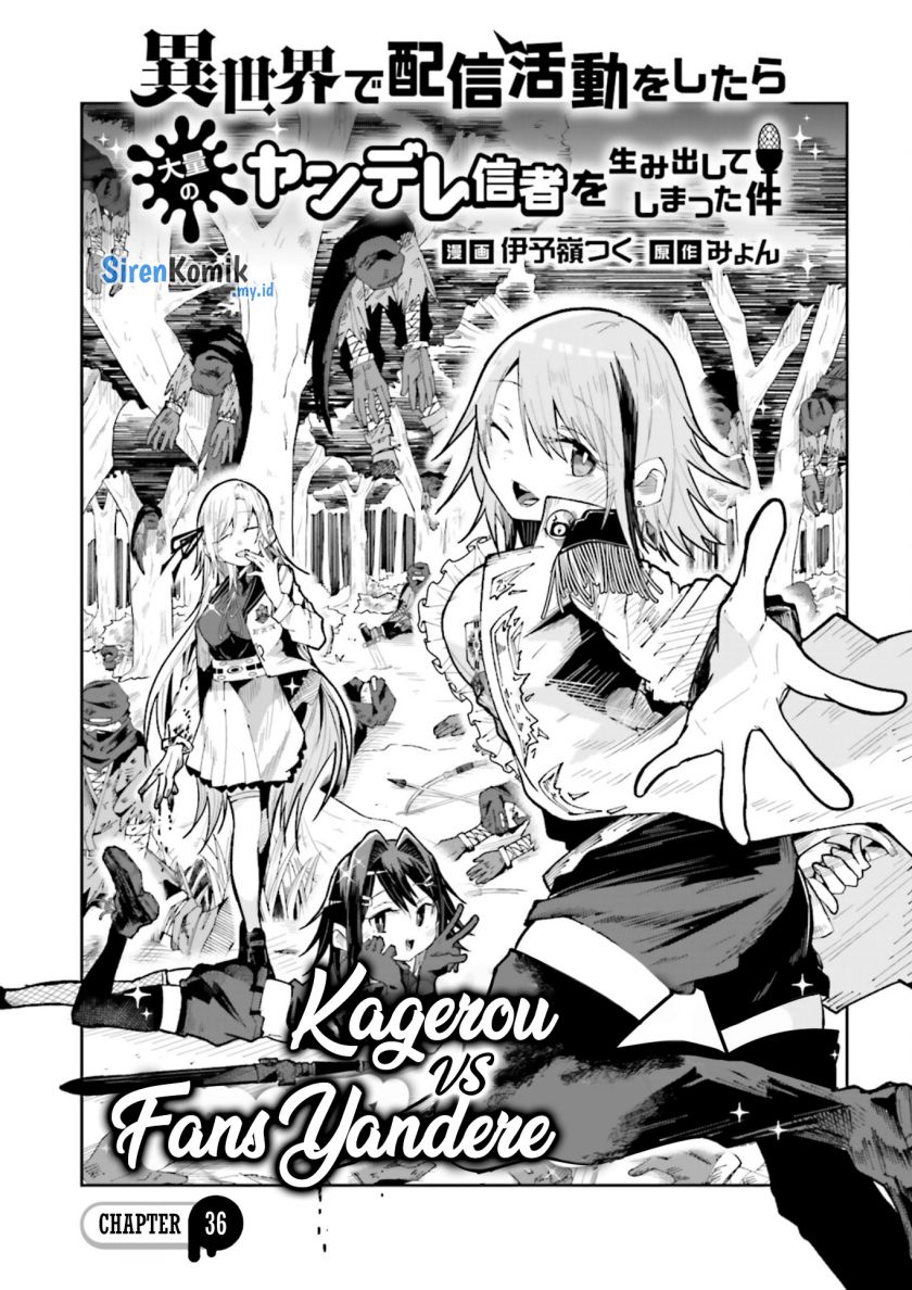 Isekai de Haishin Katsudou wo Shitara Tairyou no Yandere Shinja wo Umidashite Shimatta Ken Chapter 36 Gambar 2