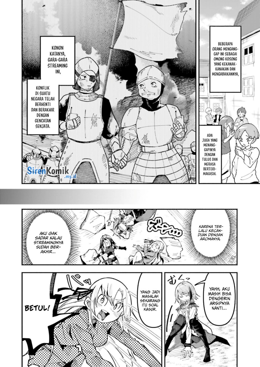 Isekai de Haishin Katsudou wo Shitara Tairyou no Yandere Shinja wo Umidashite Shimatta Ken Chapter 39 Gambar 14