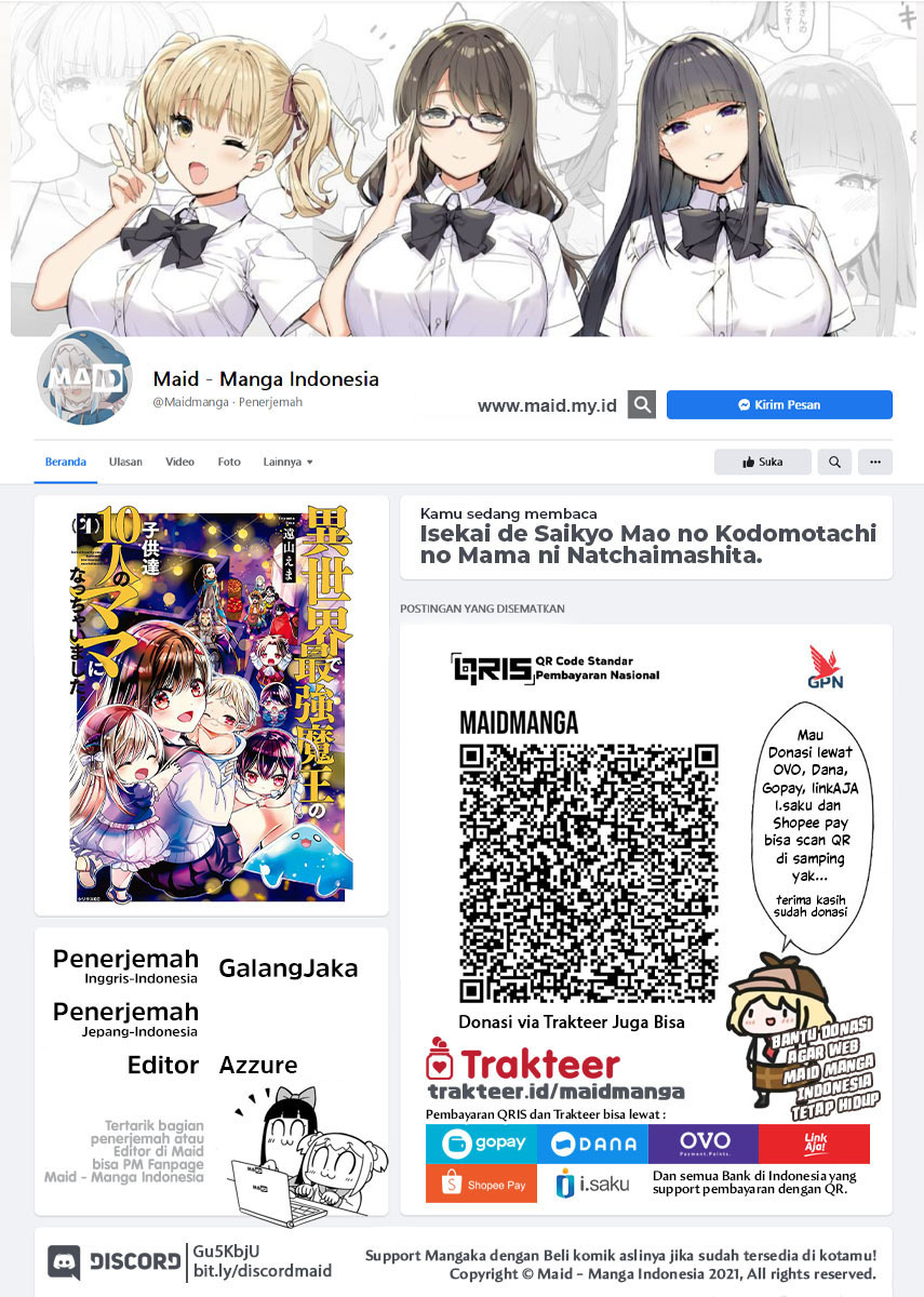 Isekai de Saikyo Mao no Kodomotachi no Mama ni Natchaimashita Chapter 09 Gambar 2