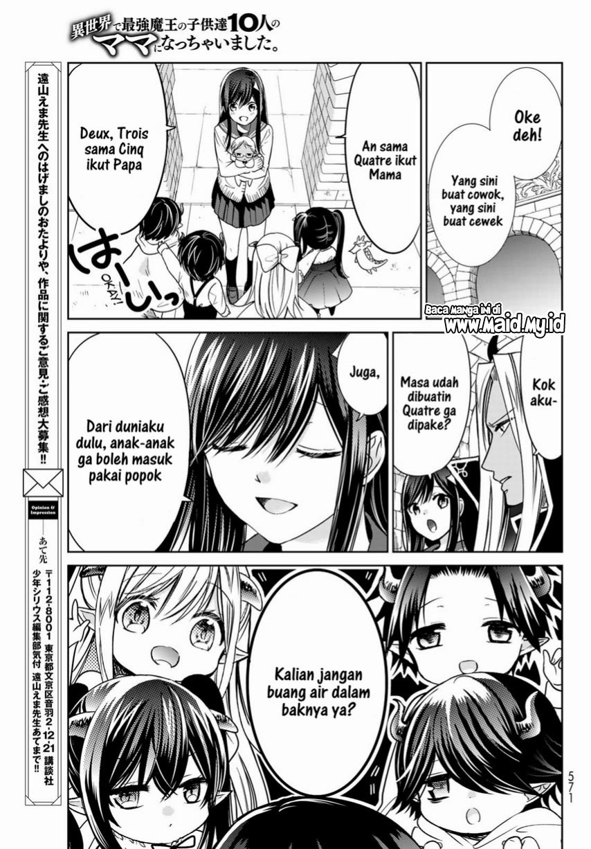 Isekai de Saikyo Mao no Kodomotachi no Mama ni Natchaimashita Chapter 18 Gambar 15