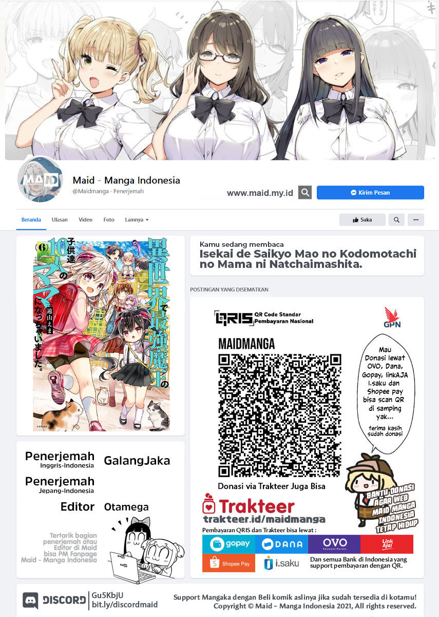 Isekai de Saikyo Mao no Kodomotachi no Mama ni Natchaimashita Chapter 20.1 Gambar 2
