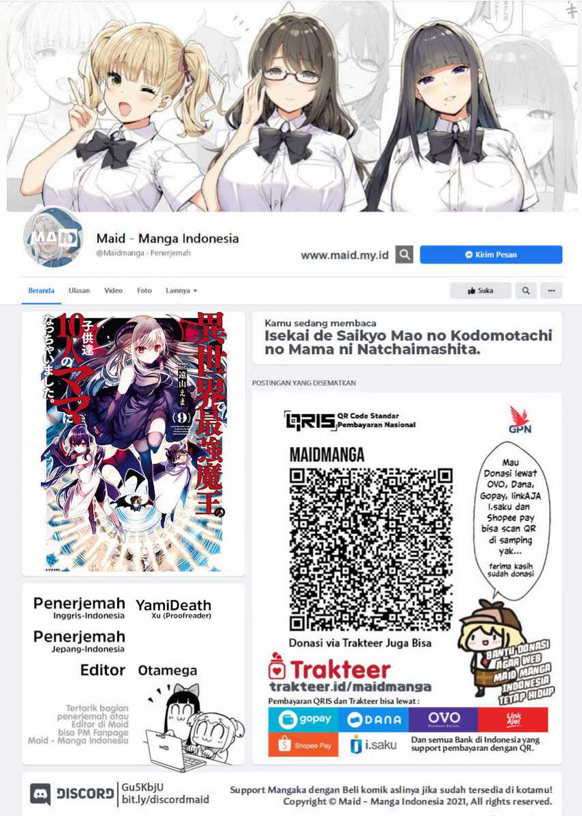 Isekai de Saikyo Mao no Kodomotachi no Mama ni Natchaimashita Chapter 38 Gambar 2