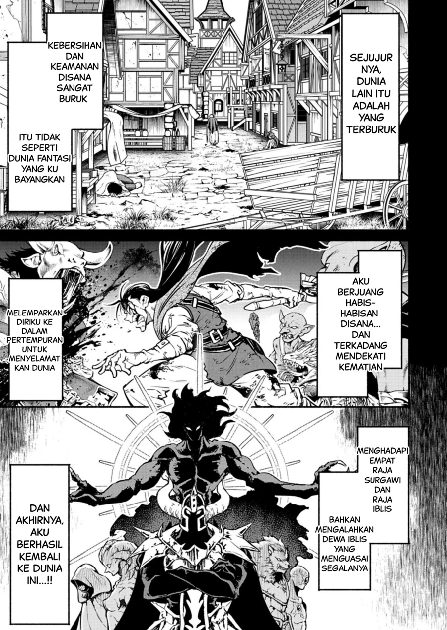 Isekai kara Kikan Shitara Chikyuu mo Kanari Fantajii Deshita. Ato, Makeheroin-domo Kocchi Minna. Chapter 01 Gambar 12