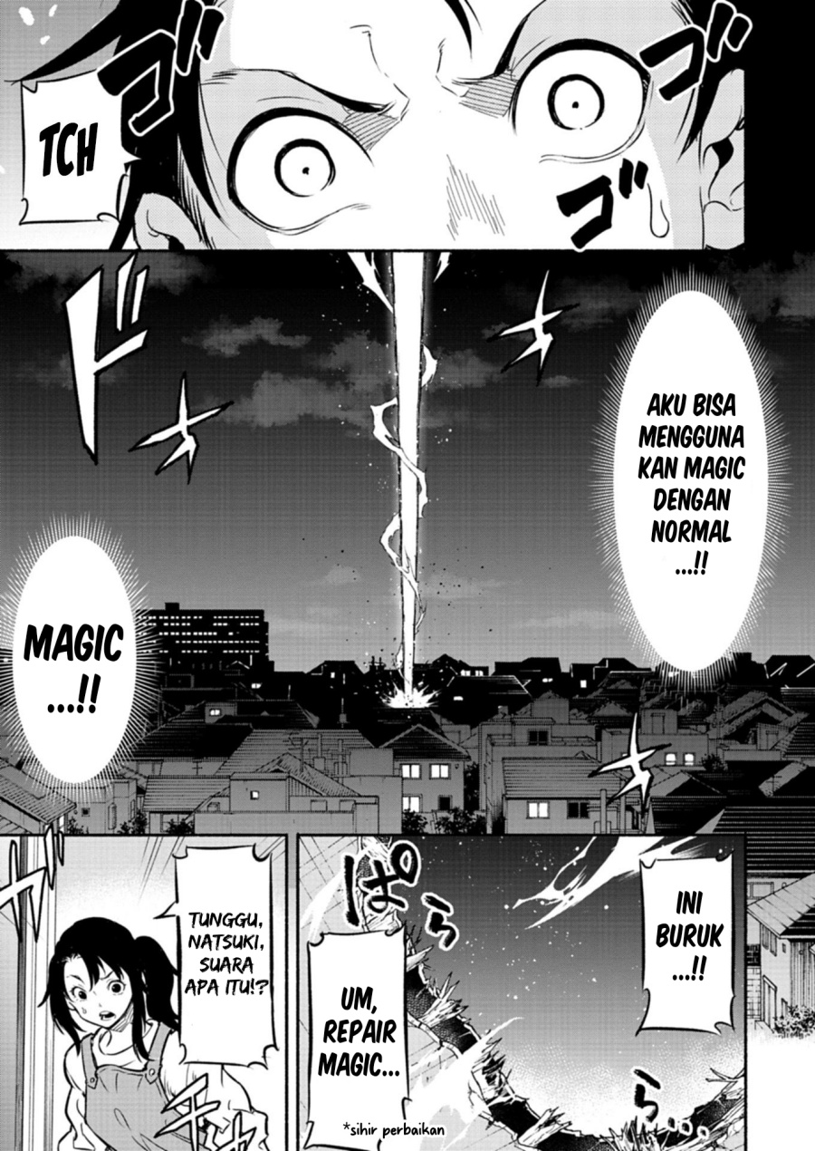 Isekai kara Kikan Shitara Chikyuu mo Kanari Fantajii Deshita. Ato, Makeheroin-domo Kocchi Minna. Chapter 01 Gambar 20