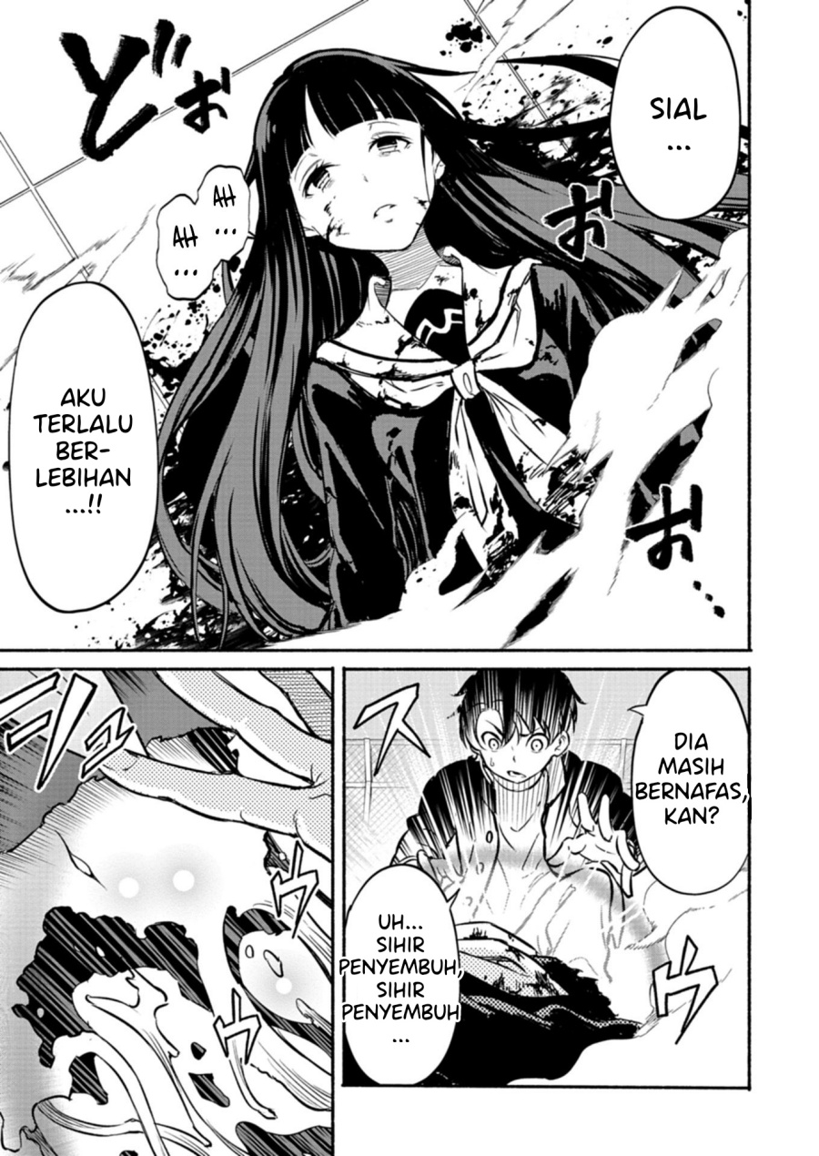 Isekai kara Kikan Shitara Chikyuu mo Kanari Fantajii Deshita. Ato, Makeheroin-domo Kocchi Minna. Chapter 01 Gambar 47