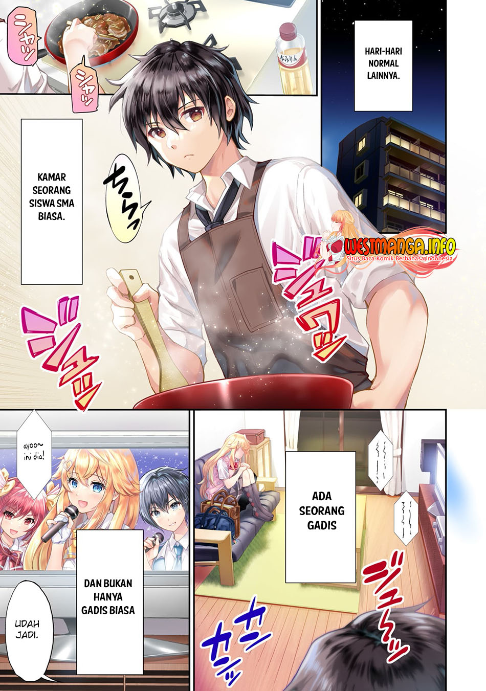 Isshou Hatarakitakunai Ore ga Classmate no Daininki Idol ni Natsukaretara Chapter 01 Gambar 4